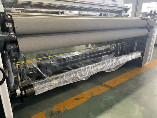 Tenun Tekstil Tenun Jet Air Densitas Tinggi Berkecepatan Tinggi dengan Cam Shedding untuk Kain Poliester.