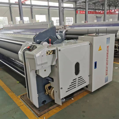 Mesin Tenun Kecil 360cm Double Nozzle Mengambil Water Jet Loom Dobby