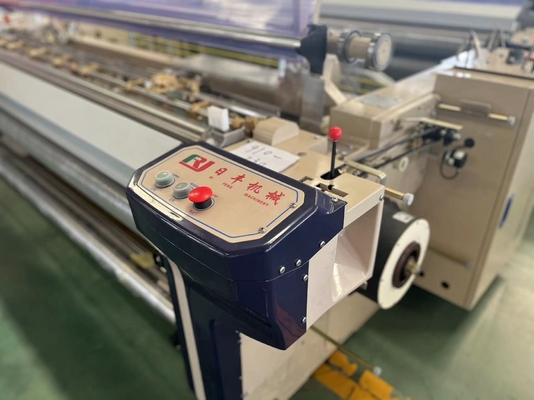 Mesin Tenun Tenun Air Jet Elektronik 170cm Double Nozzle Air Jet Loom Machine