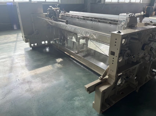1200 RPM Mesin Tenun Kecil Double Nozzle Kecepatan Tinggi Water Jet Loom Dobby