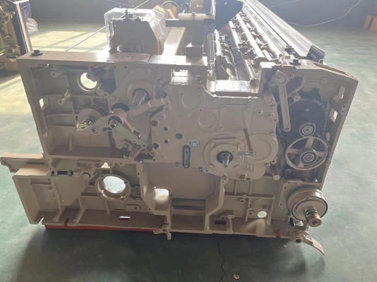 1200 RPM Mesin Tenun Kecil Double Nozzle Kecepatan Tinggi Water Jet Loom Dobby