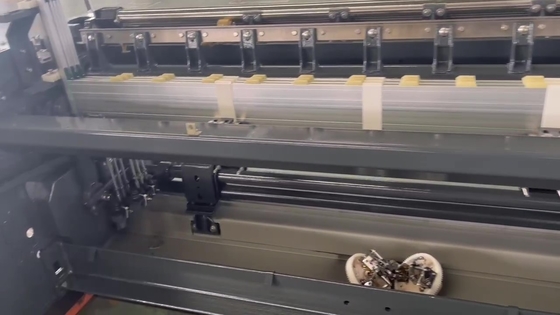 Double Nozzle Flat Water Jet Weaving Machine Pembukaan Dobby Cam