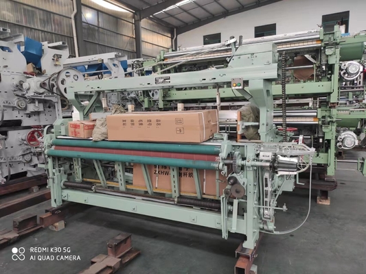Mesin Tenun Tenun Tekstil Jet Air Berkecepatan Tinggi Empat Warna Dengan Cam Shedding
